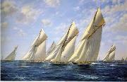 unknow artist, Seascape, boats, ships and warships. 04